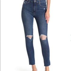 Joe’s distressed jeans